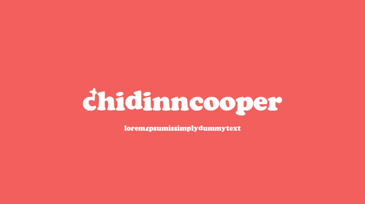 Shidinn Cooper Font