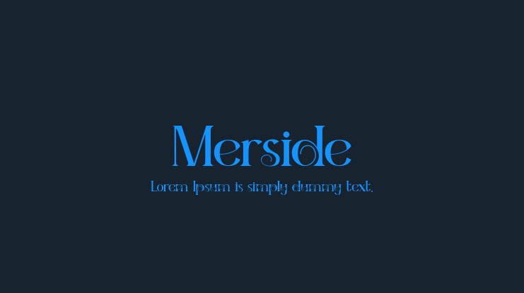 Merside Font