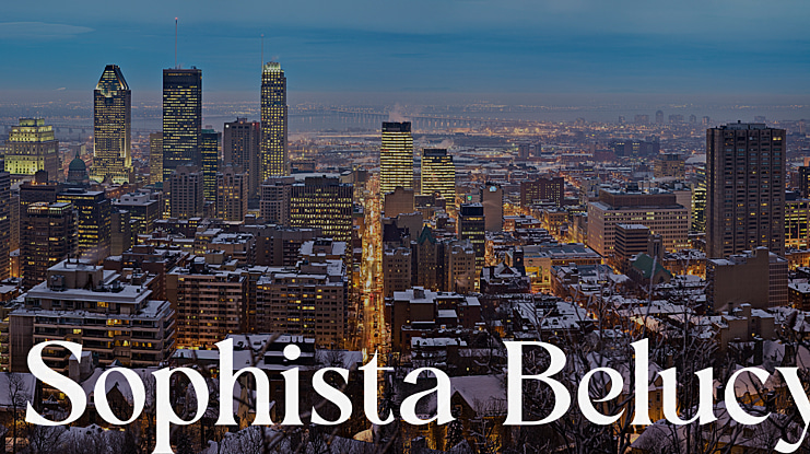 Sophista Belucy Font