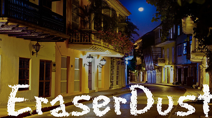 Eraser Dust Font Family