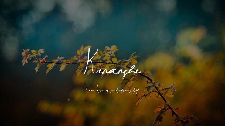 Kinanshi Font