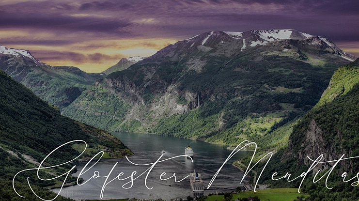 Glofester Menditas Font