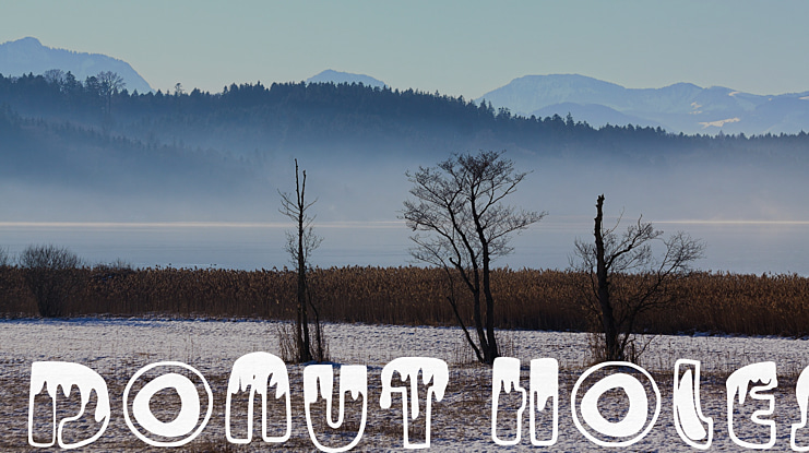 Donut Holes Font