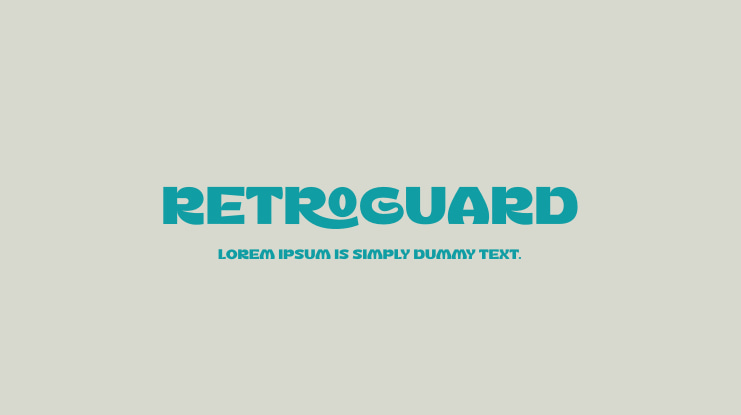 Retroguard Font