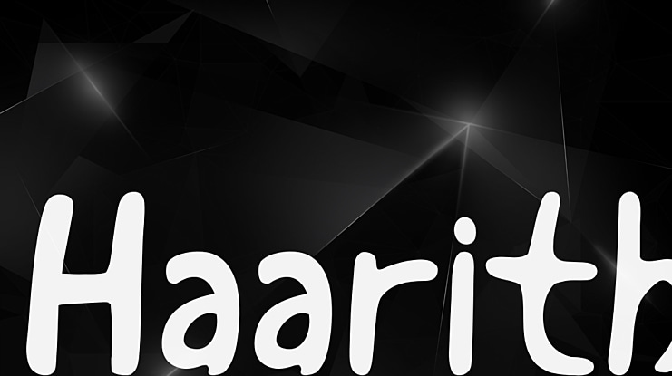 Haarith Font