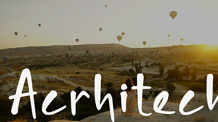 Acrhitech Font