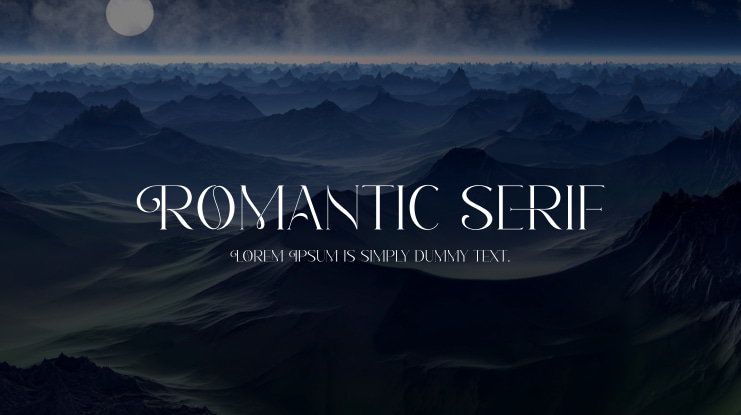 Romantic Serif Font