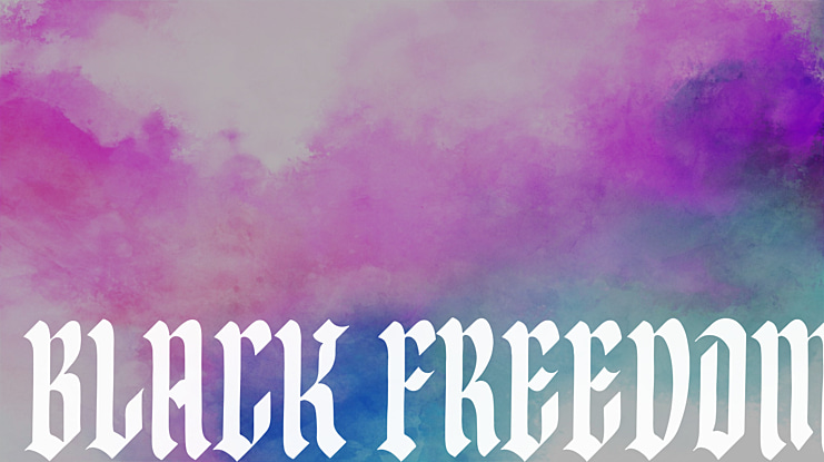 Black Freedom Font Family
