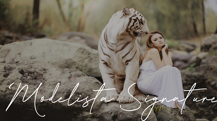 Modelista Signature Font