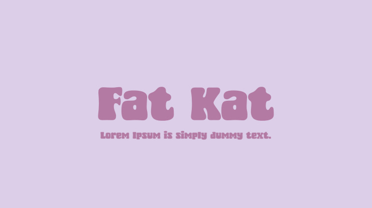 Fat Kat Font