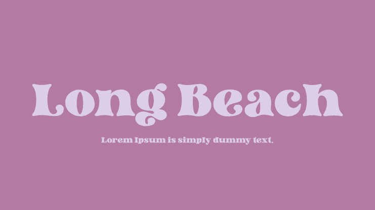 Long Beach Font