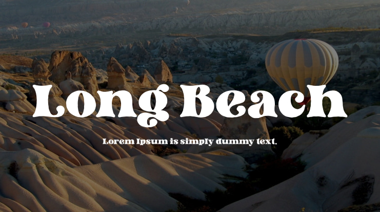 Long Beach Font