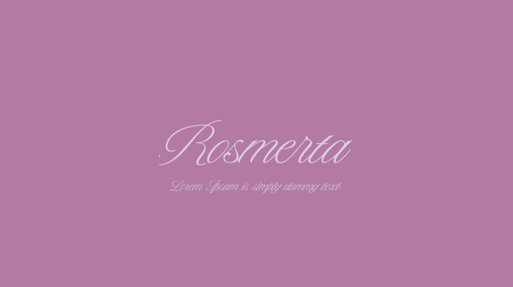 Rosmerta Font
