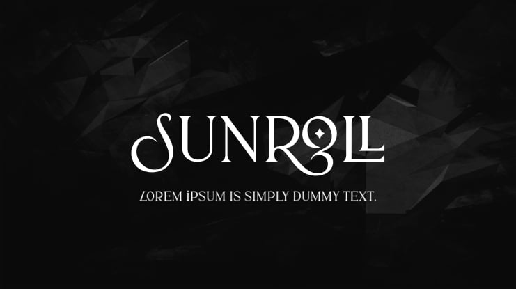 Sunroll Font