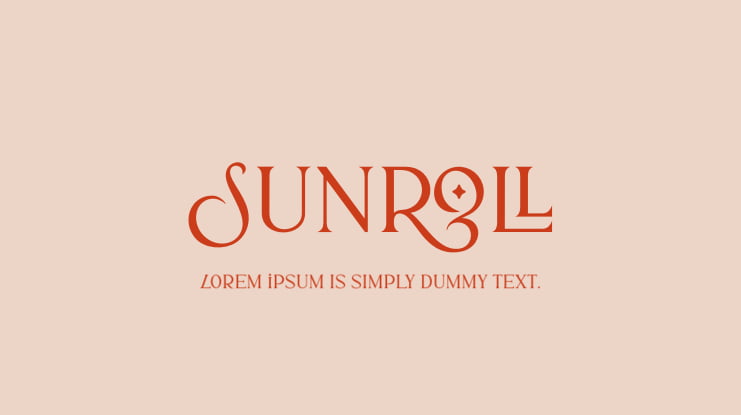 Sunroll Font