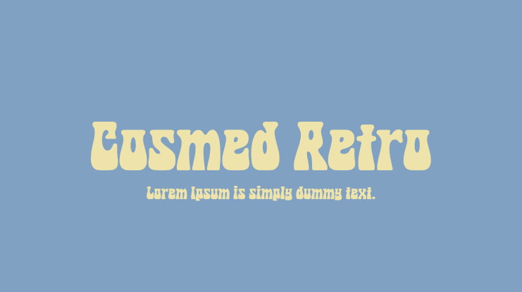 Cosmed Retro Font