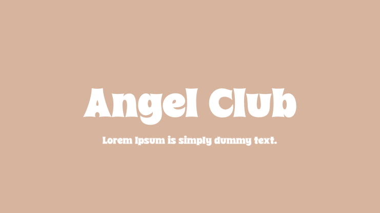 Angel Club Font