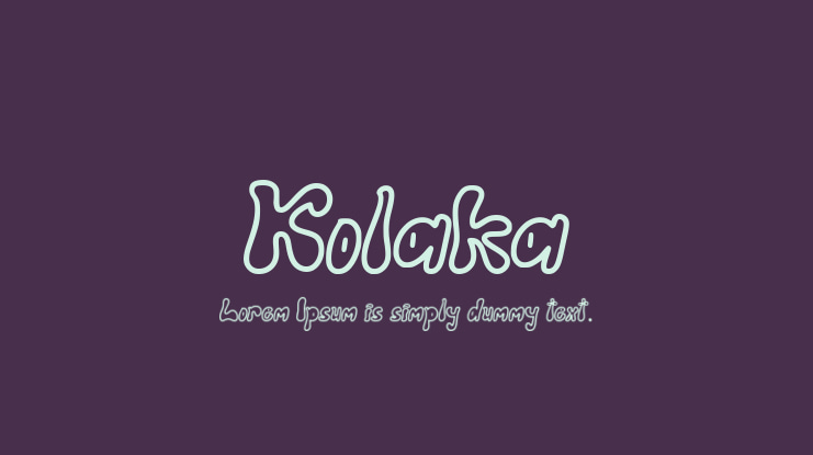 Kolaka Font