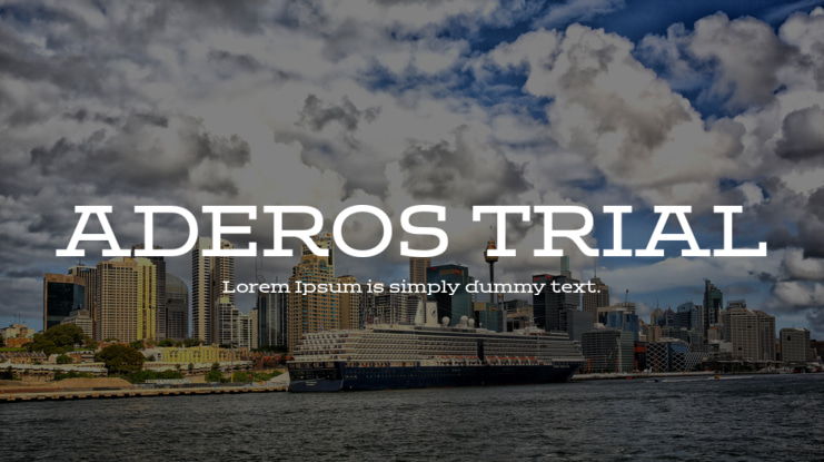 ADEROS TRIAL Font Family