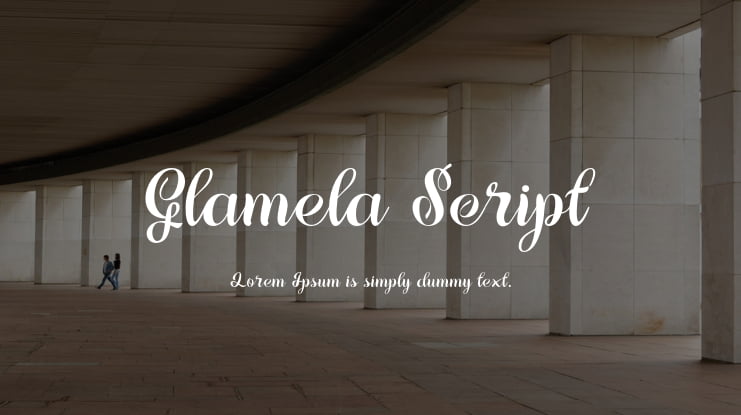 Glamela Script Font