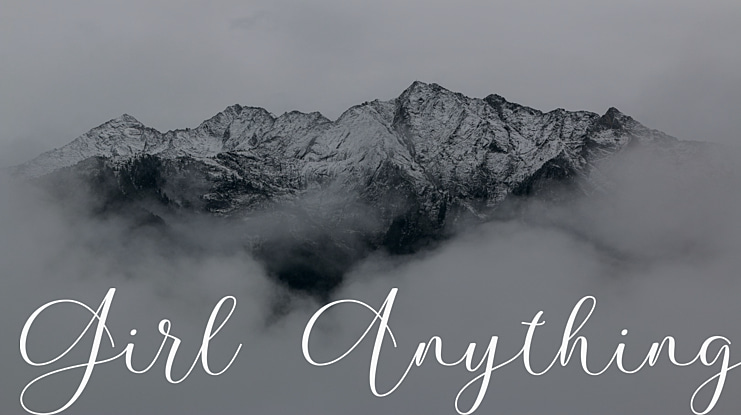 Girl Anything Font