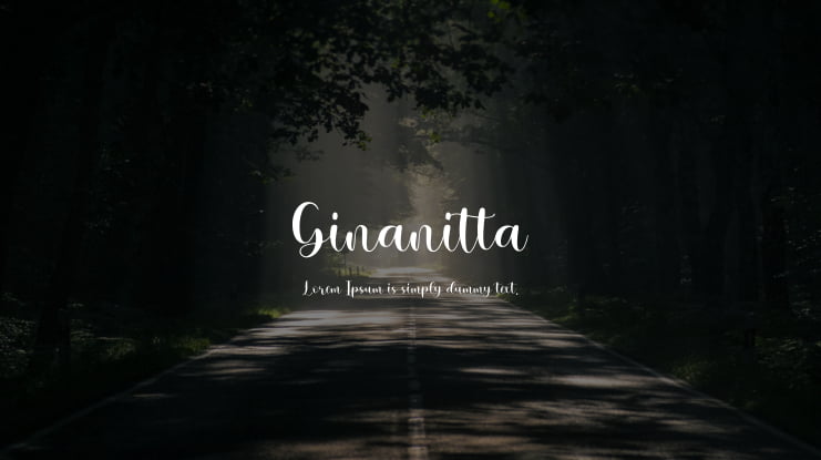 Ginanitta Font