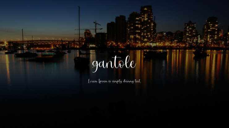gantole Font