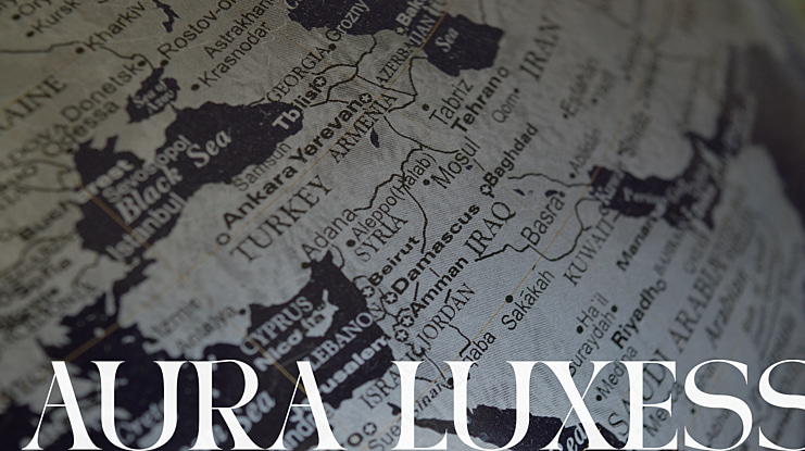 AURA LUXESS Font Family