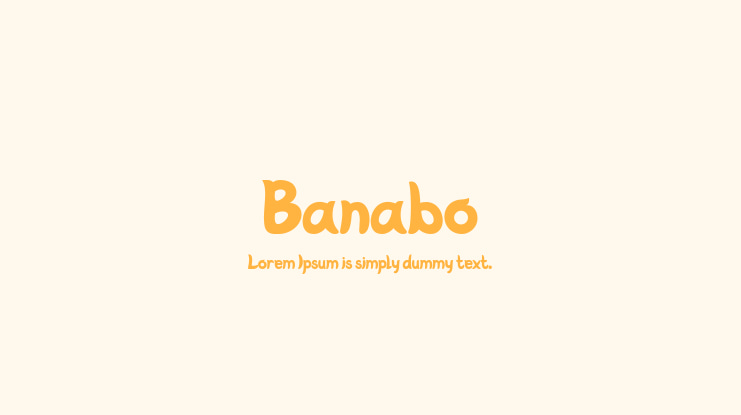Banabo Font