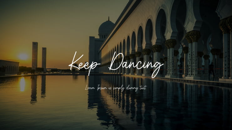 Keep Dancing Font