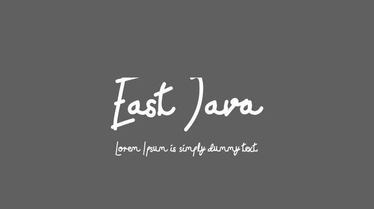 East Java Font