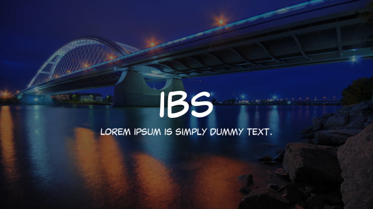 IBS Font