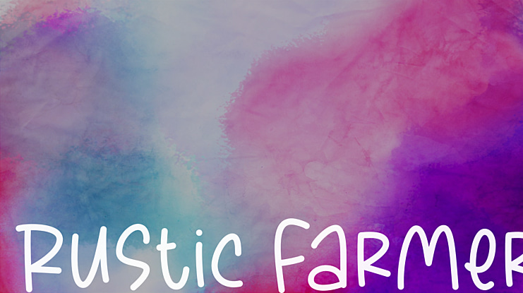 Rustic Farmer Font