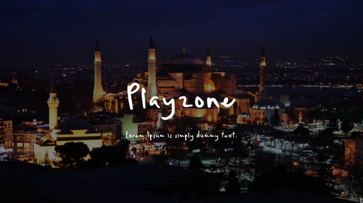 Playzone Font
