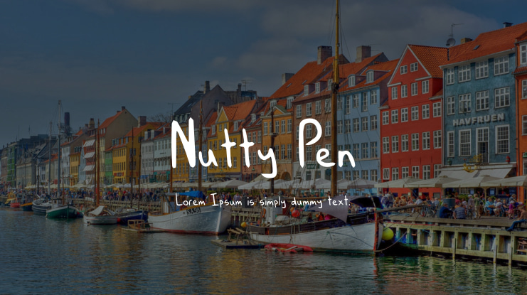 Nutty Pen Font