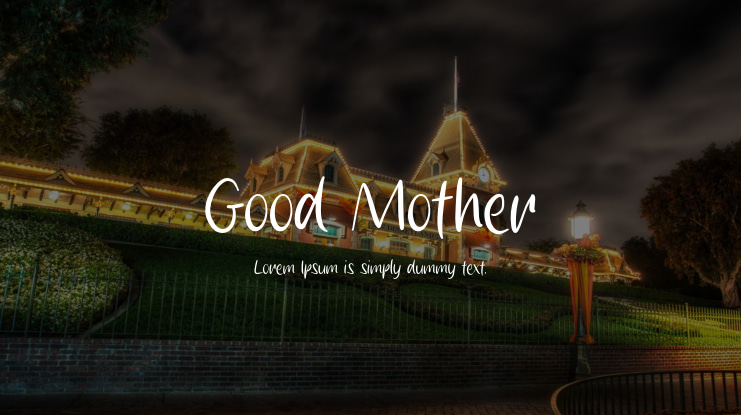 Good Mother Font