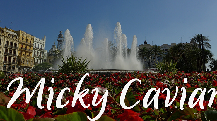 Micky Caviar Font