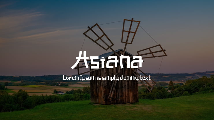 Asiana Font