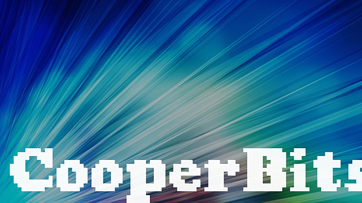 CooperBits Font