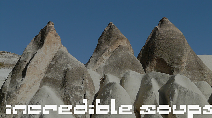 incredible soups Font