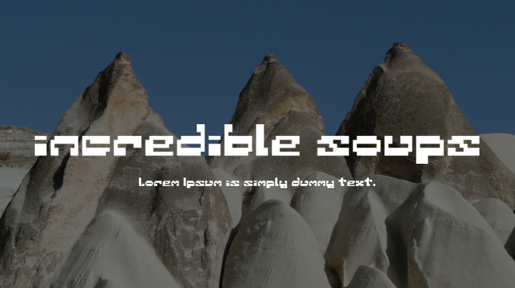 incredible soups Font