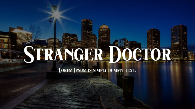 Stranger Doctor Font
