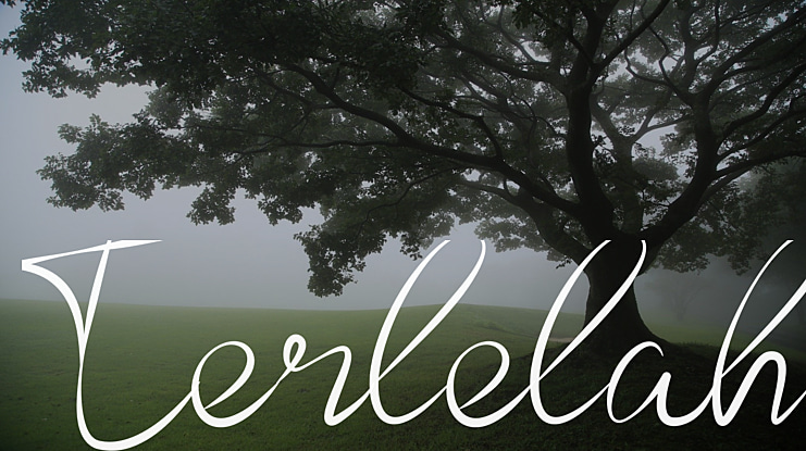 Terlelah Font