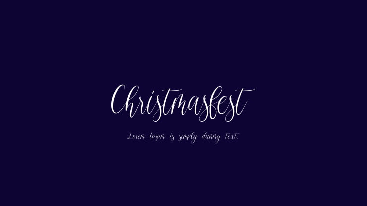 Christmasfest Font