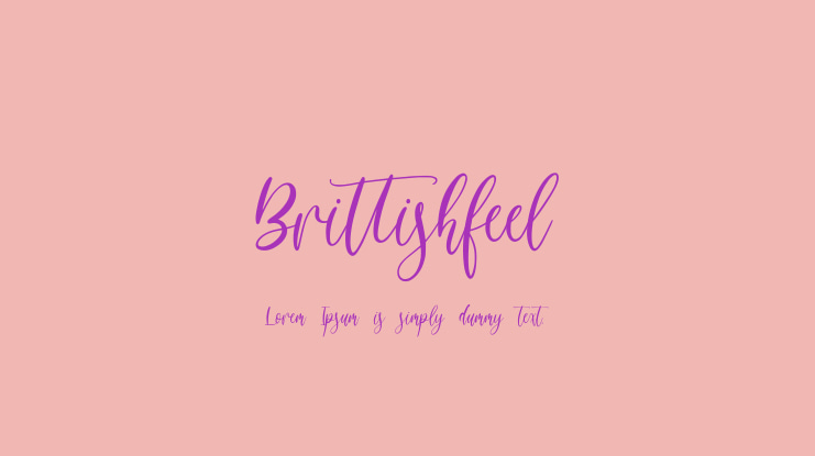 Brittishfeel Font