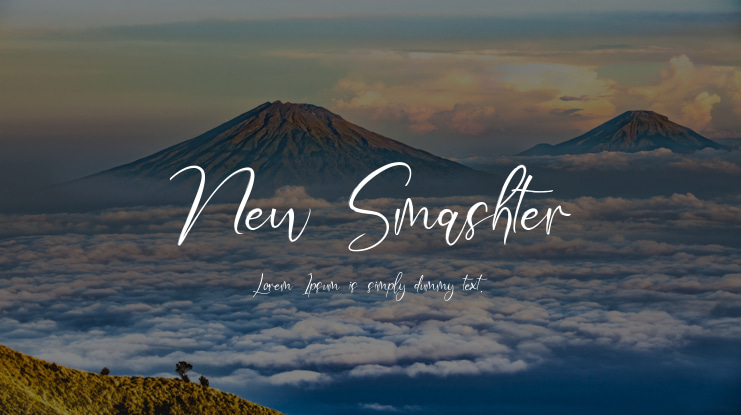 New Smashter Font