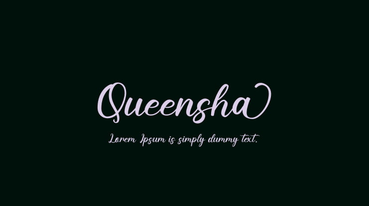 Queensha Font