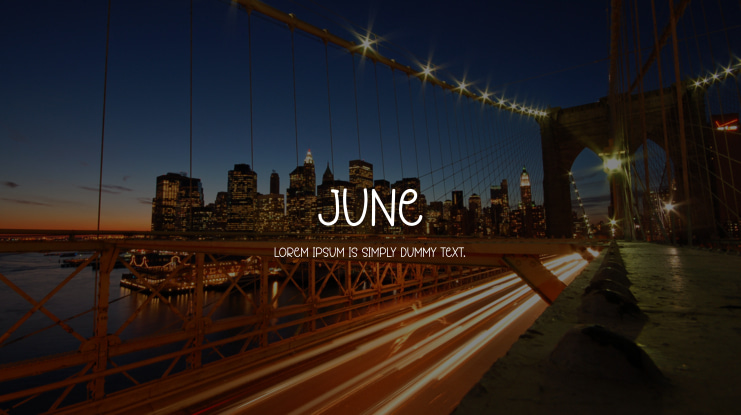 June Font
