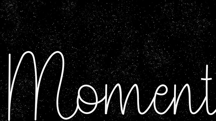 Moment Font