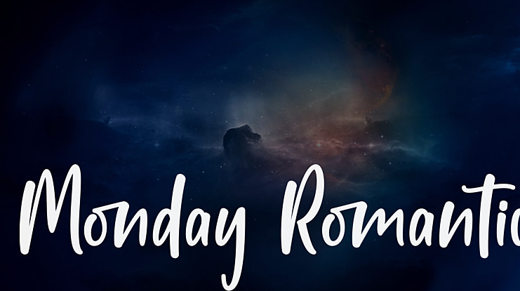 Monday Romantic Font